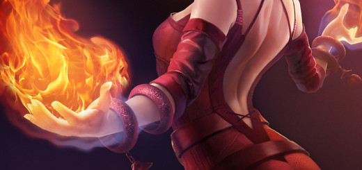 Lina dota 2 wallpaper